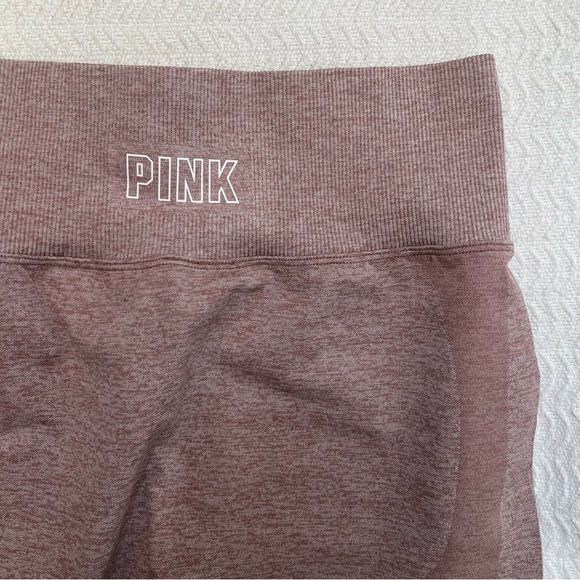 pink / heathered mauve ankle leggings size medium - Picture 4 of 6